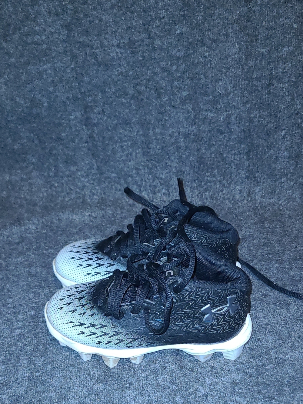 Under Armour Little Kids Football Cleats Size 10K Black